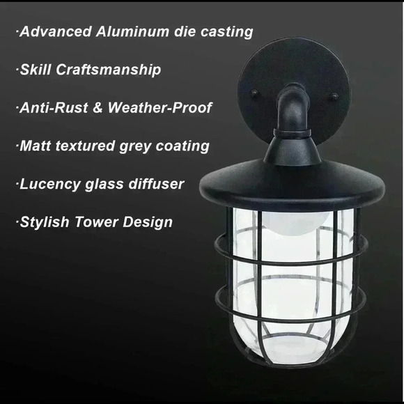 🆕 MOON BAY Outdoor Modern LED Inside & Outside Light - Picture 3 of 4